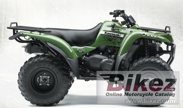 Big Kawasaki kvf360 4x4 picture and wallpaper from Bikez.com